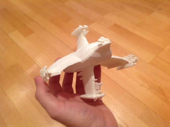 Stargate SG-1 Replicator's spaceship 3D Print 212192 Stargate SG-1 Replicator's spaceship 3D Print 212192