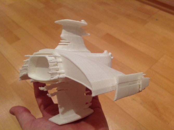 Stargate SG-1 Replicator's spaceship 3D Print 212194 Stargate SG-1 Replicator's spaceship 3D Print 212194