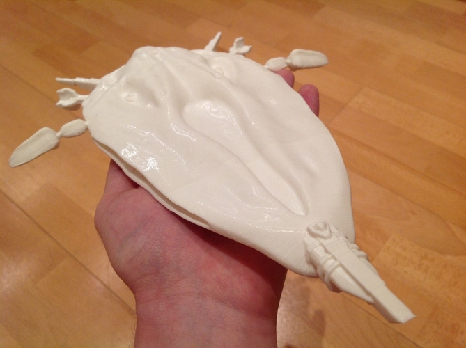 Stargate Atlantis Wraith Super-Hive 3D Print 212215 Stargate Atlantis Wraith Super-Hive 3D Print 212215
