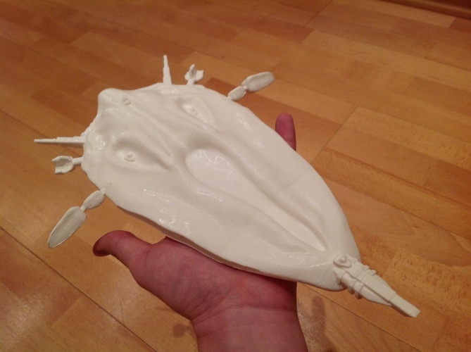 Stargate Atlantis Wraith Super-Hive 3D Print 212216 Stargate Atlantis Wraith Super-Hive 3D Print 212216