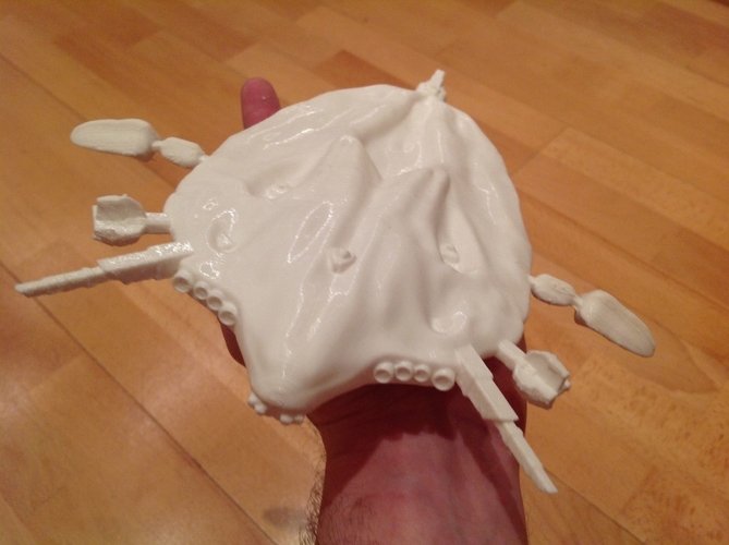 Stargate Atlantis Wraith Super-Hive 3D Print 212217 Stargate Atlantis Wraith Super-Hive 3D Print 212217