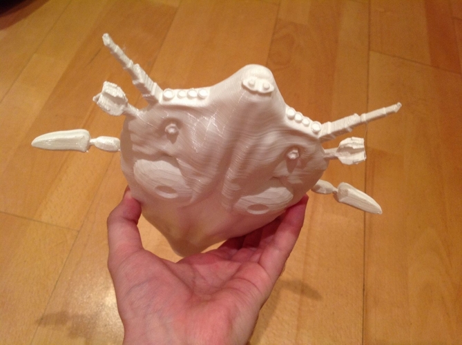Stargate Atlantis Wraith Super-Hive 3D Print 212218 Stargate Atlantis Wraith Super-Hive 3D Print 212218