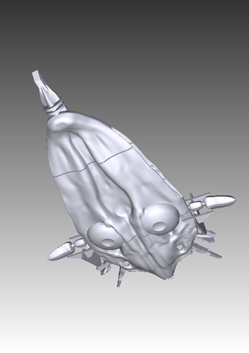 Stargate Atlantis Wraith Super-Hive 3D Print 212224 Stargate Atlantis Wraith Super-Hive 3D Print 212224