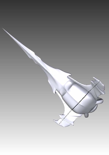 Stargate Atlantis Wraith Dart fighter 3D Print 212276 Stargate Atlantis Wraith Dart fighter 3D Print 212276