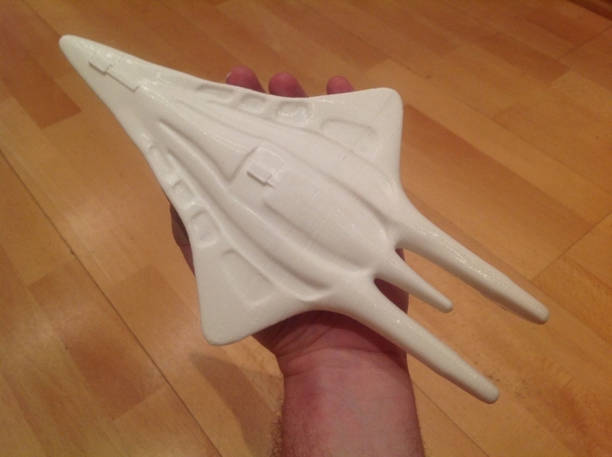 Stargate Atlantis Wraith cruiser 3D Print 212289 Stargate Atlantis Wraith cruiser 3D Print 212289
