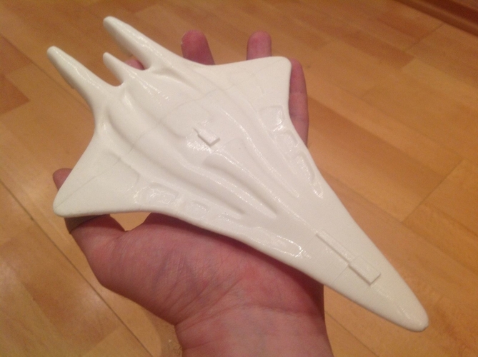 Stargate Atlantis Wraith cruiser 3D Print 212292 Stargate Atlantis Wraith cruiser 3D Print 212292