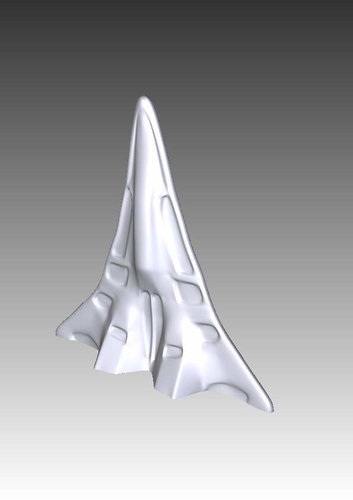 Stargate Atlantis Wraith cruiser 3D Print 212294 Stargate Atlantis Wraith cruiser 3D Print 212294