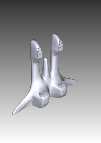 Stargate Atlantis Wraith cruiser 3D Print 212296 Stargate Atlantis Wraith cruiser 3D Print 212296