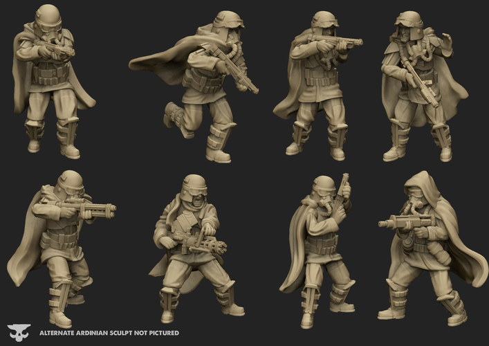 Grunge Trooper Bundle 3D Print 212340 Grunge Trooper Bundle 3D Print 212340