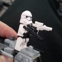 Small Lego Storm Trooper Blaster 3D Printing 21237