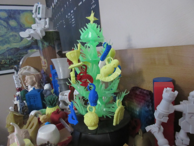 Christmas Scripture Tree 3D Print 212498