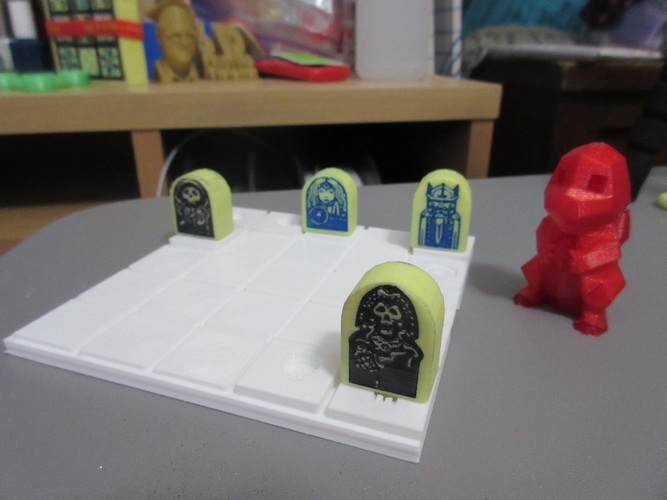 Thrones and Bones Board Game - Kid Made 3D Print 212522
