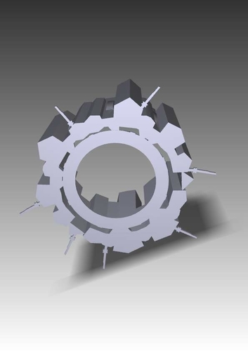 Stargate Atlantis Asuran satellite 3D Print 212658 Stargate Atlantis Asuran satellite 3D Print 212658