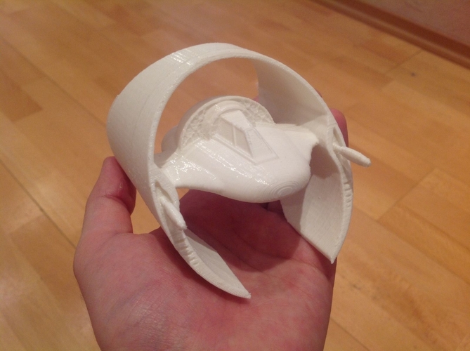 Stargate SG-1 Guauld Needle Threader glider 3D Print 212671 Stargate SG-1 Guauld Needle Threader glider 3D Print 212671