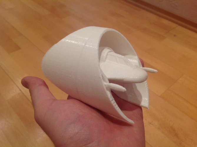Stargate SG-1 Guauld Needle Threader glider 3D Print 212672 Stargate SG-1 Guauld Needle Threader glider 3D Print 212672