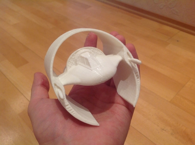 Stargate SG-1 Guauld Needle Threader glider 3D Print 212674 Stargate SG-1 Guauld Needle Threader glider 3D Print 212674