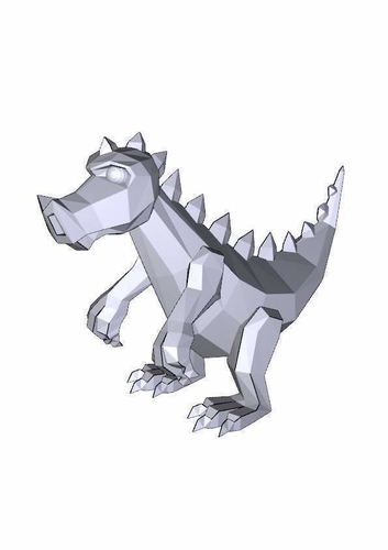 Dino Gorinich low-polygon model 3D Print 212703 Dino Gorinich low-polygon model 3D Print 212703