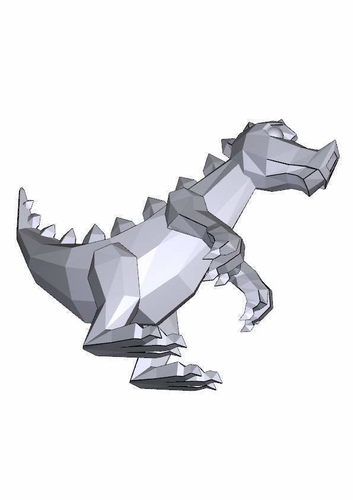 Dino Gorinich low-polygon model 3D Print 212705 Dino Gorinich low-polygon model 3D Print 212705