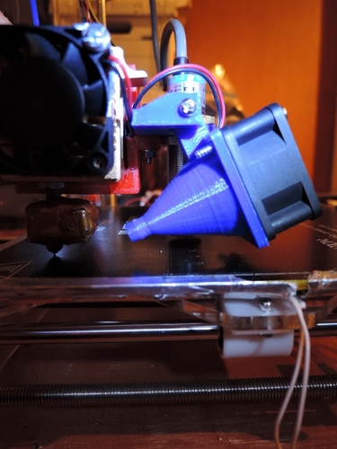 Sintron MK8 Extruder Z-Sensor and Cooling Fan bracket 3D Print 21274