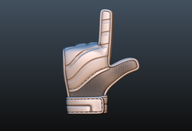 Goalkeeper Glove 3D Print 212740