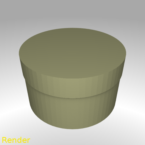 Round Shaped Box - Small 3D Print 212954