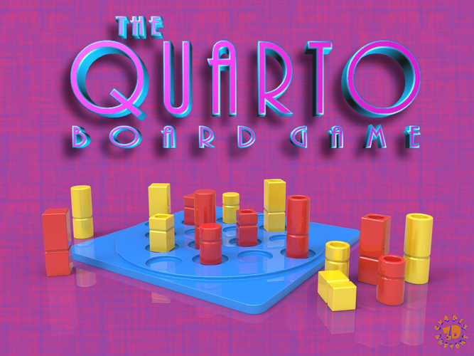 Quarto Board Game 3D Print 213013
