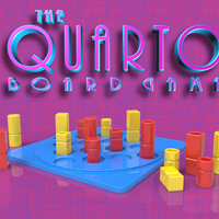 Small Quarto Board Game 3D Printing 213013