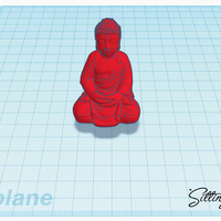 Small Sitting Budha 3D Printing 213442