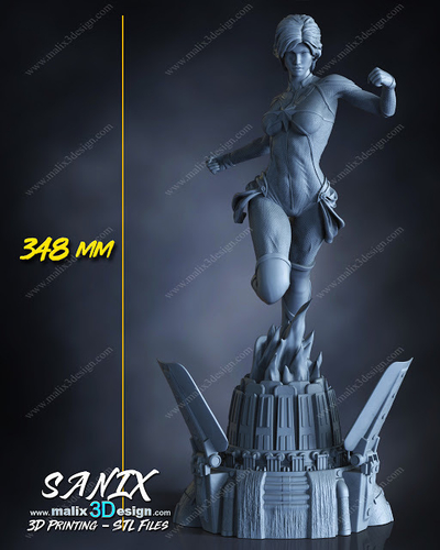 Captain Marvel - Avengers 3D Print 213623 Captain Marvel - Avengers 3D Print 213623