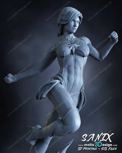 Captain Marvel - Avengers 3D Print 213628 Captain Marvel - Avengers 3D Print 213628
