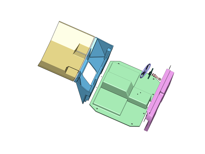 TFL Bronco c1508 better interior with stern tub 3D Print 213707 TFL Bronco c1508 better interior with stern tub 3D Print 213707