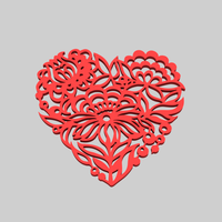 Small heart 3D Printing 213763