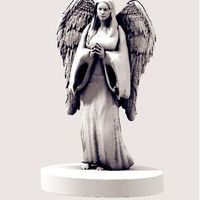 Small Angel Statue 3D Printing 21379