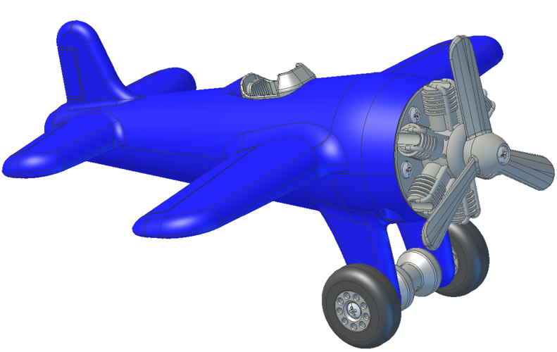Toy Airplane 3D Print 213849