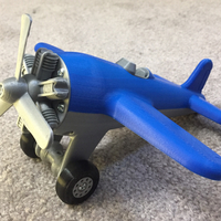 Small Toy Airplane 3D Printing 213850