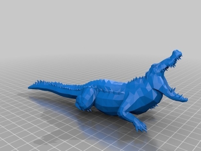 Alligator 3D Print 213860 Alligator 3D Print 213860