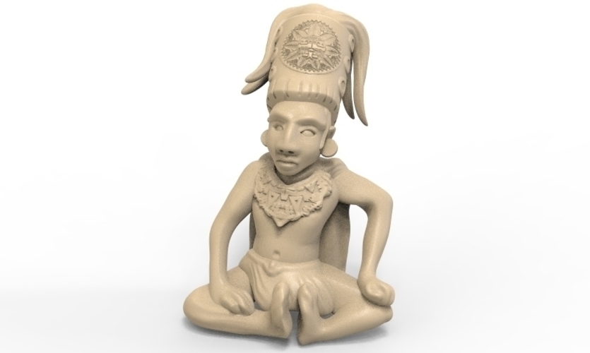 Mayan Figure 4 3D Print 213863 Mayan Figure 4 3D Print 213863