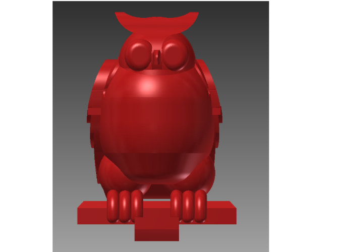 Owl Jewelry CR Box 3D Print 21390