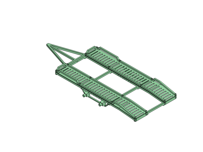 RC Crawler Scaler Truck Car Trailer Hitch 1/10 3D Print 214003 RC Crawler Scaler Truck Car Trailer Hitch 1/10 3D Print 214003