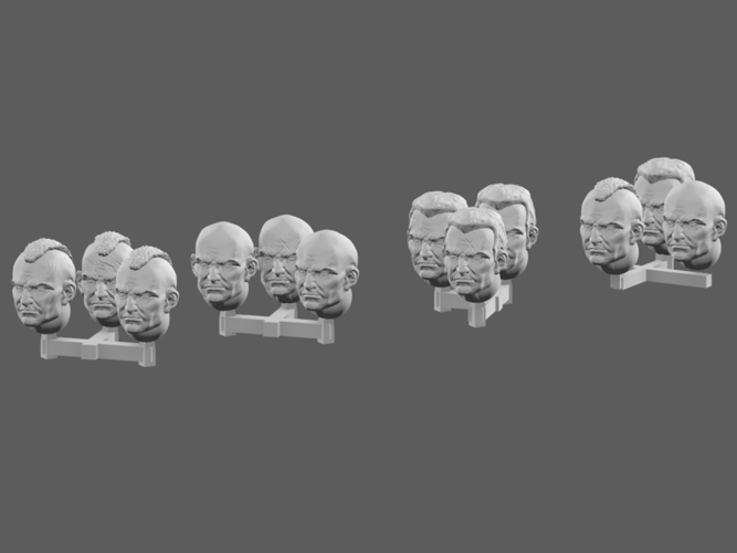 Vanguard heads 3D Print 214156 Vanguard heads 3D Print 214156