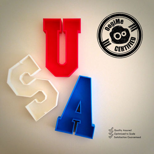USA Plates (4th of July Special Edition) 3D Print 21422