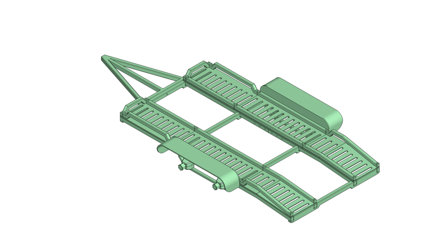 RC Crawler Scaler Truck Car Trailer Hitch 1/10 3D Print 214246 RC Crawler Scaler Truck Car Trailer Hitch 1/10 3D Print 214246