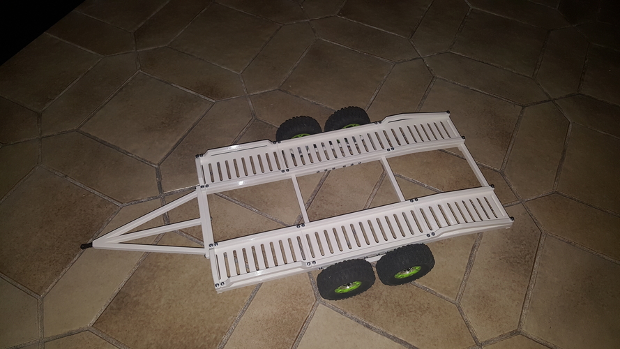 RC Crawler Scaler Truck Car Trailer Hitch 1/10 3D Print 214454 RC Crawler Scaler Truck Car Trailer Hitch 1/10 3D Print 214454