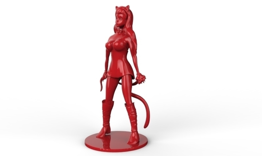 Cat Girl 3D Print 214683 Cat Girl 3D Print 214683