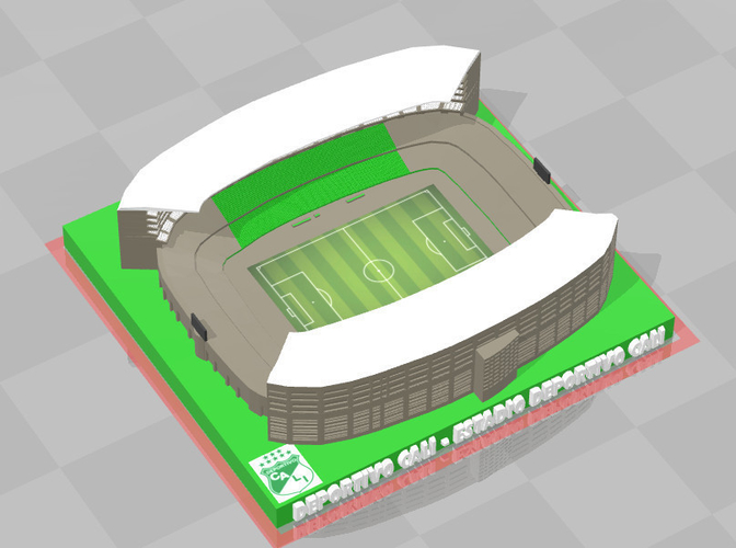 Deportivo Cali - Estadio Deportivo Cali 3D Print 214783