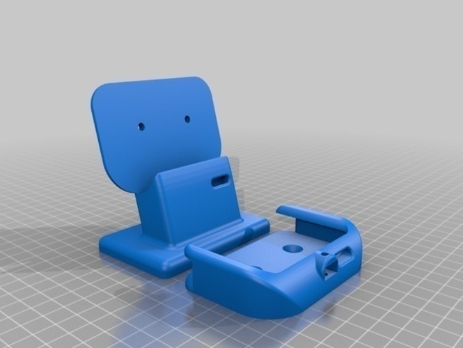 HUAWEI Mate 10 Pro table stand ( wall holder ) 3D Print 214896 HUAWEI Mate 10 Pro table stand ( wall holder ) 3D Print 214896