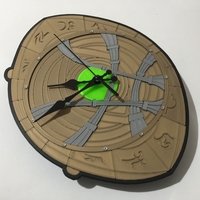Small Dr Strange Eye of Agamotto Clock 3D Printing 214991