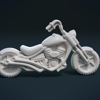 Small Motorcycle 3D Printing 215014