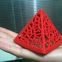Small Wired Pyramid 3D Printing 21509