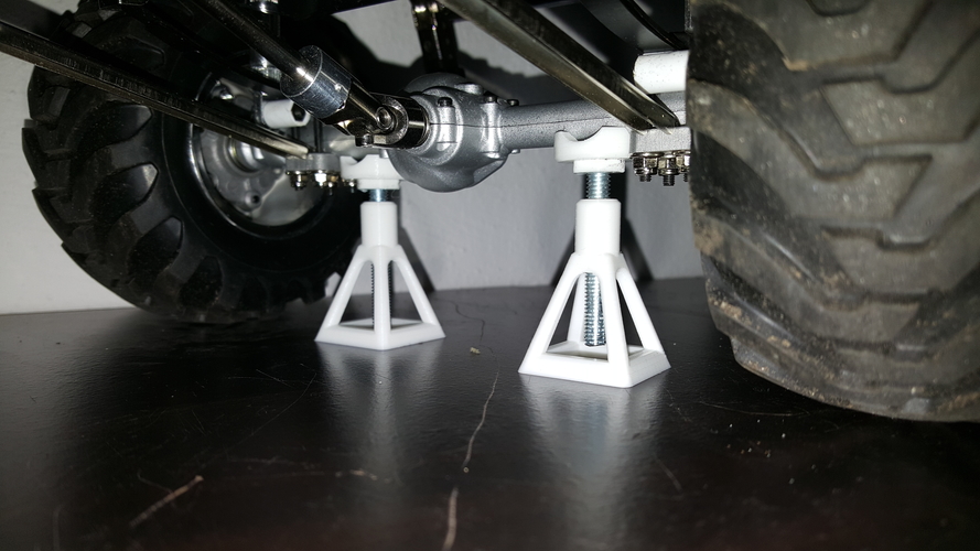 Crawler Scaler Truck Car Axle Stand Jack Stand 3D Print 215384 Crawler Scaler Truck Car Axle Stand Jack Stand 3D Print 215384